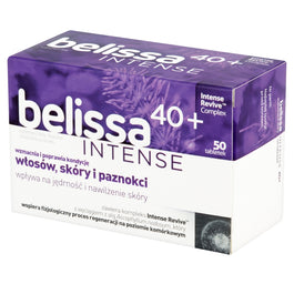 Belissa Intense 40+ suplement diety wzmacniający włosy skórę i paznokcie 50 tabletek