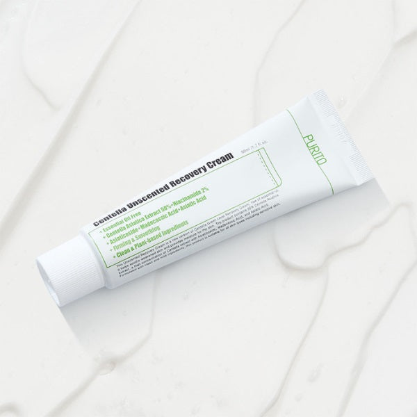 PURITO Centella Unscented Recovery Cream bezzapachowy krem regenerujący na bazie wąkroty azjatyckiej 50ml