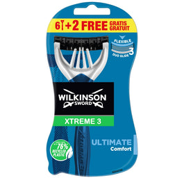 Wilkinson Xtreme3 Ultimate jednorazowe maszynki do golenia dla mężczyzn 8szt