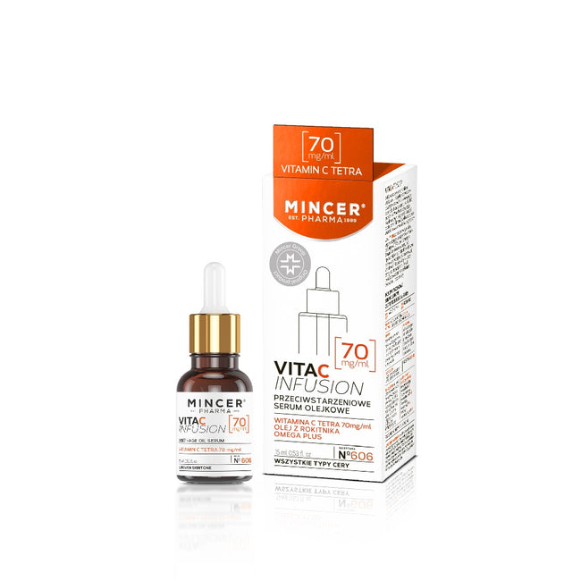 Mincer Pharma Vita C Infusion przeciwstarzeniowe serum olejkowe No.606 15ml