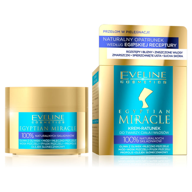 Eveline Cosmetics Egyptian Miracle krem-ratunek do twarzy ciała i włosów 40ml