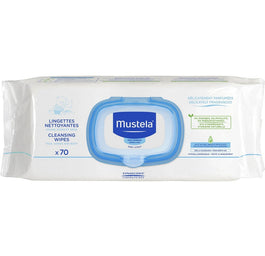 Mustela Cleansing Wipes oczyszczające chusteczki dla dzieci i niemowląt 70szt