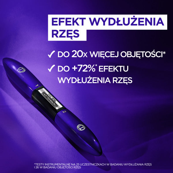 L'Oreal Paris Pro XXL Extension Mascara podwójny tusz do rzęs Black 12ml