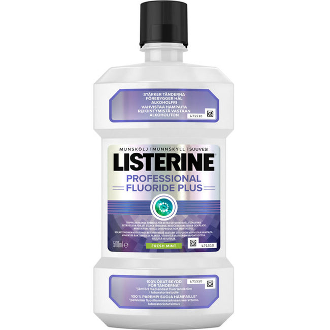 Listerine Professional Fluoride Plus płyn do płukania jamy ustnej Fresh Mint 500ml
