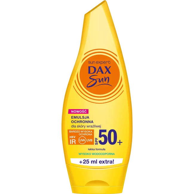 Dax Sun Emulsja ochronna do opalania dla skóry wrażliwej SPF50+ 175ml