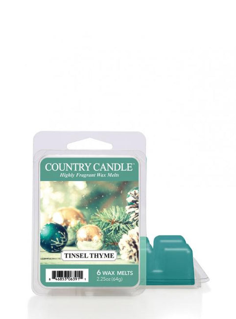 Country Candle Wax wosk zapachowy "potpourri" Tinsel Thyme 64g