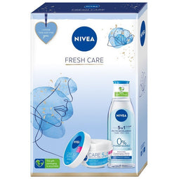 Nivea Fresh Care zestaw lekki odżywczy krem do twarzy 5w1 100ml + pielęgnujący płyn micelarny 200ml