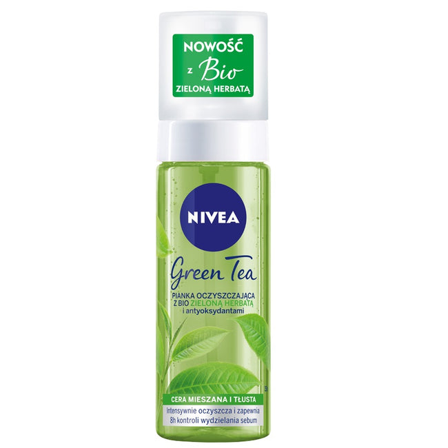 Nivea Green Tea pianka oczyszczająca z bio zieloną herbatą 150ml