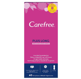 Carefree Plus Long wkładki higieniczne Fresh Scent 40szt.