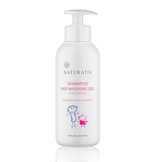 Naturativ Shampoo and Washing Gel For Babies and Newborns szampon i płyn do kąpieli dla dzieci i niemowląt 250ml