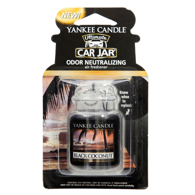 Yankee Candle Car Jar Ultimate zapach samochodowy Black Coconut 1sztuka