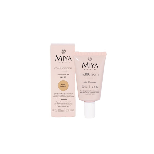 Miya Cosmetics My BB Cream SPF30 lekki krem koloryzujący do cery śniadej 40ml