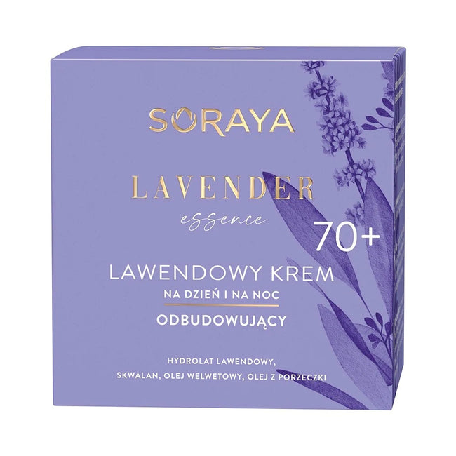 Soraya Lavender Essence 70+ lawendowy krem odbudowujący na dzień i na noc 50ml