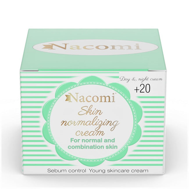 Nacomi Skin Normalizing Cream krem normalizujacy 20+ na dzień i na noc 50ml
