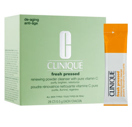 Clinique Fresh Pressed Renewing Powder Cleanser With Pure Vitamin C rozpuszczalny proszek do oczyszczania twarzy saszetka 28x0.5g
