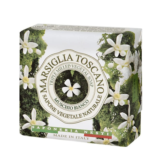 Nesti Dante Marsiglia Toscano Muschio Bianco naturalne mydło toaletowe 200g