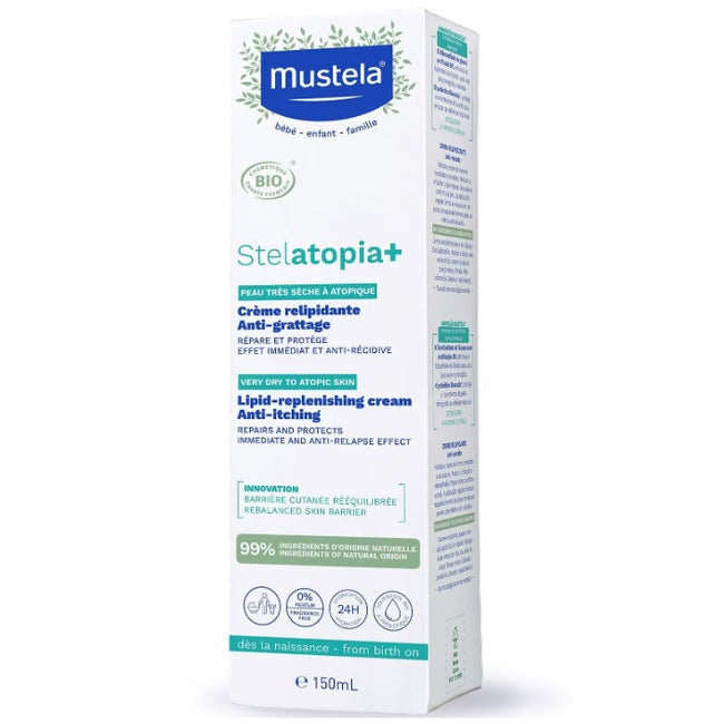 Mustela Stelatopia+ Lipid-Replenishing Cream krem uzupełniający lipidy 150ml