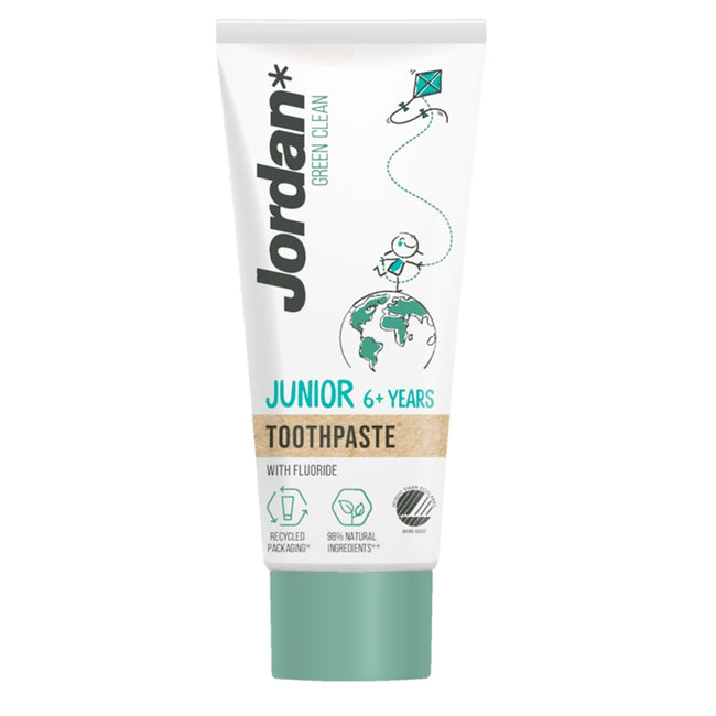 Jordan Green Clean ekologiczna pasta do zębów dla dzieci 6+ 50ml