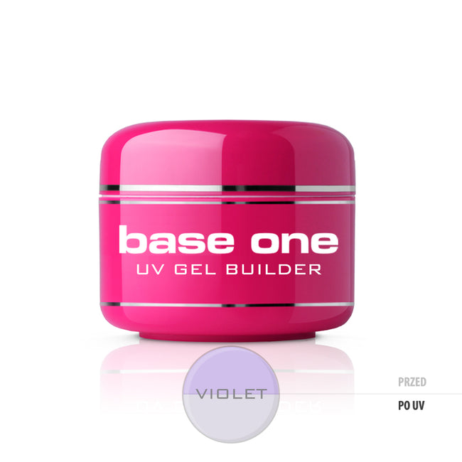Silcare Gel Base One żel budujący do paznokci Violet 15g
