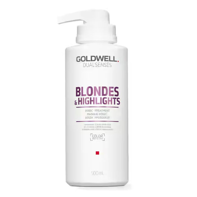 Goldwell Dualsenses Blondes&Highlights 60sec Treatment 60-sekundowa kuracja dla włosów blond i z pasemkami 500ml