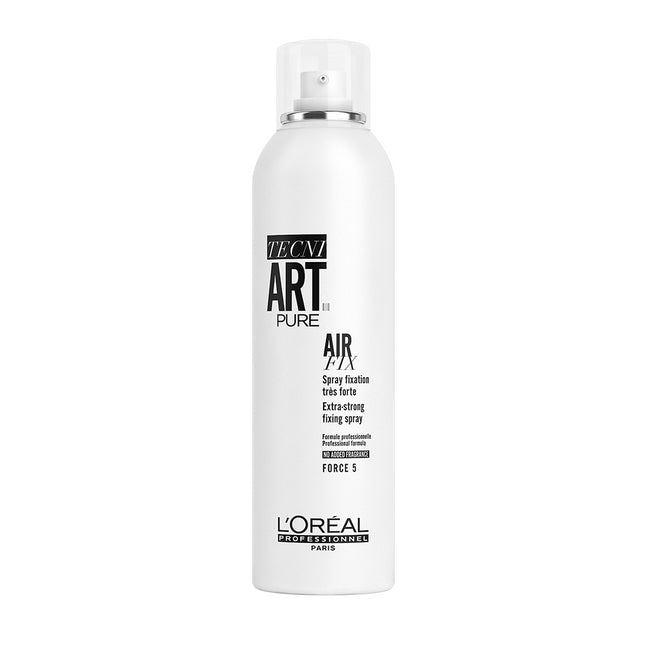 L'Oreal Professionnel Tecni Art Pure Air Fix Spray bezzapachowy supermocno utrwalający lakier do włosów Force 5 400ml