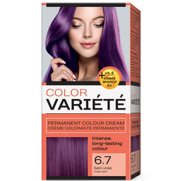 Chantal Variete Color Permanent Colour Cream farba trwale koloryzująca 6.7 Satynowy Fiolet 110g