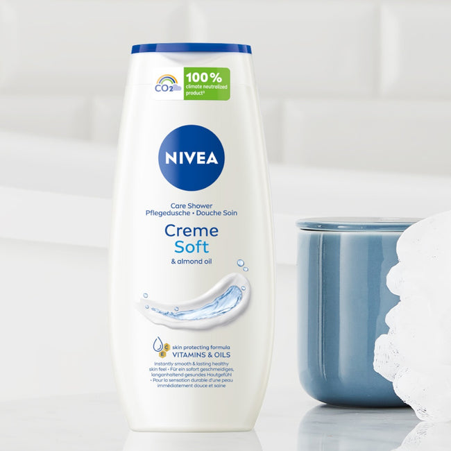Nivea Fresh Soft zestaw Soft krem intensywnie nawilżający 100ml + Creme Soft żel pod prysznic 250ml + Fresh Natural dezodorant spray 150ml
