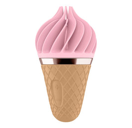 Satisfyer Sweet Treat stymulator łechtaczki w kształcie lodowego rożka Pink