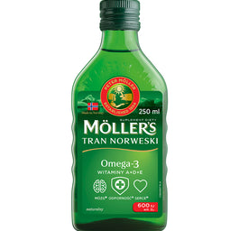 Möller's Tran Norweski suplement diety Naturalny 250ml