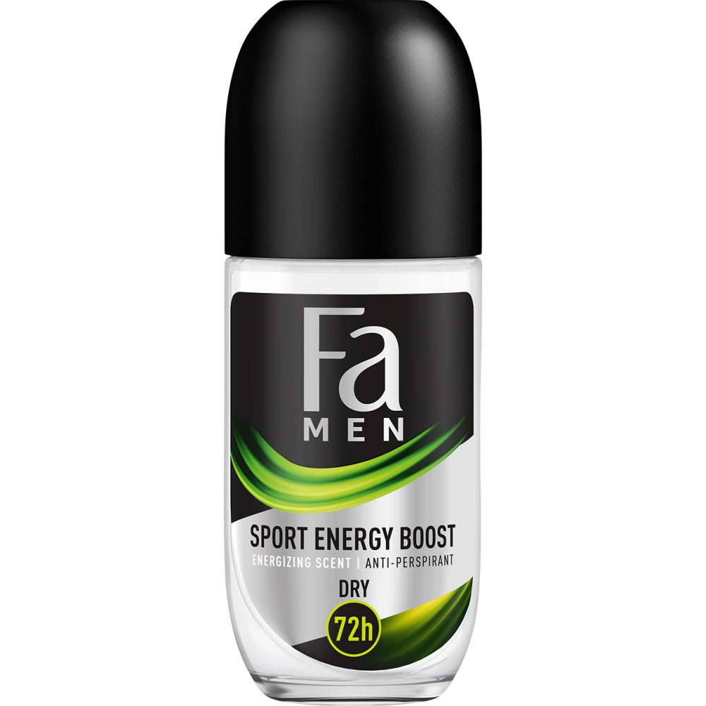 fa fa men - sport energy boost antyperspirant w kulce 50 ml   
