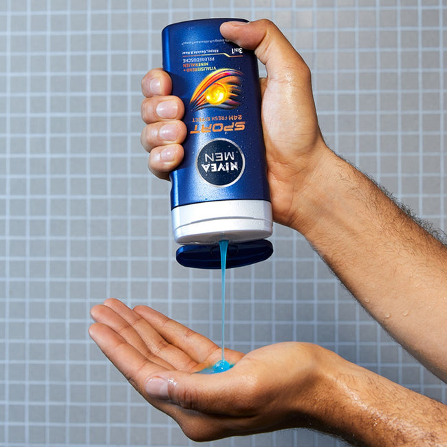 Nivea Men Sport Beat zestaw żel pod prysznic 250ml + antyperspirant roll-on 50ml