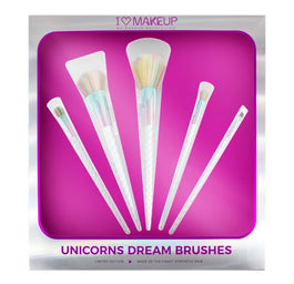 Makeup Revolution I Love Makeup Unicorns Dream Brushes zestaw pędzli do makijażu 5szt.