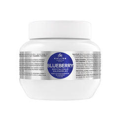 Kallos KJMN Blueberry Revitalizing Hair Mask rewitalizująca maska do włosów z ekstraktem jagód 275ml