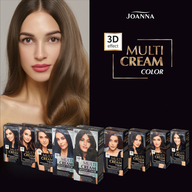 Joanna Multi Cream Color farba do włosów 41 Czekoladowy Brąz
