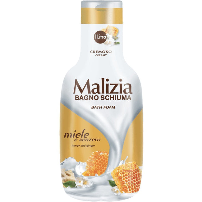 Malizia Bath Foam płyn do kąpieli Miód i Imbir 1000ml