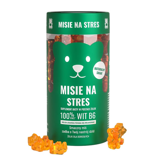 Noble Health Misie na stres suplement diety w postaci żelek 300g