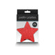 NS Novelties Pretty Pasties nakładki na biust Glitter Stars Red/Silver 2 pary