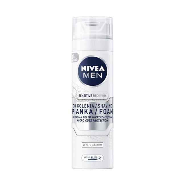Nivea Men Sensitive Recovery zestaw balsam po goleniu 100ml + pianka do golenia 200ml