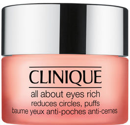 Clinique All About Eyes™ Rich Cream bogaty krem pod oczy redukujący sińce i opuchliznę oraz linie i drobne zmarszczki 15ml