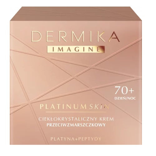 Dermika Imagine Platinum Skin ciekłokrystaliczny krem przeciwzmarszczkowy 70+ 50ml