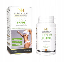 Noble Health Get Slim Shape suplement diety dla utrzymania prawidłowej masy ciała 30 kapsułek