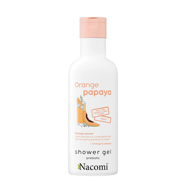 Nacomi Shower Gel żel pod prysznic Pomarańcza i Papaja 300ml