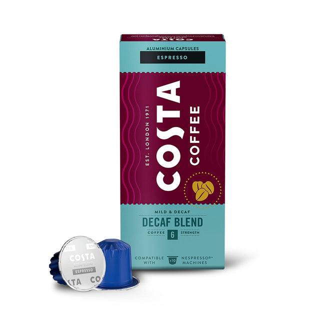 COSTA COFFEE The Decaf Blend Espresso bezkofeinowa kawa w kapsułkach 10szt.