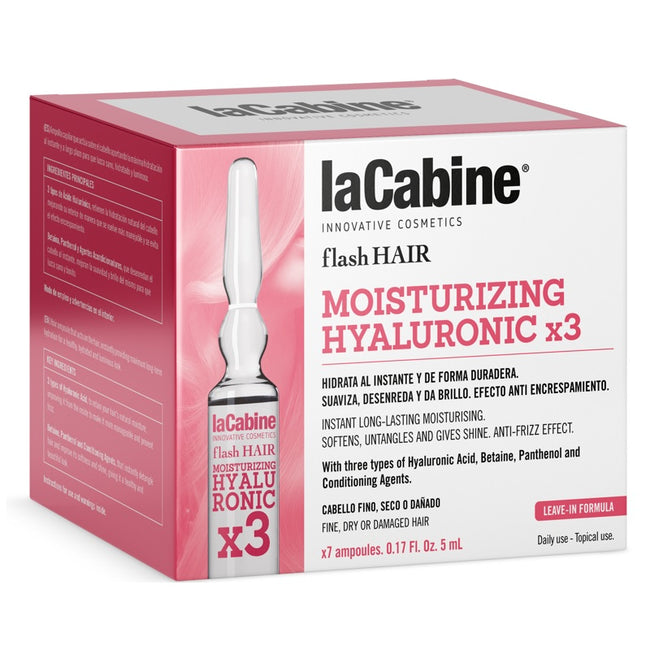 La Cabine Moisturizing Hyaluronic x3 ampułki do włosów 7x5ml