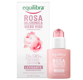 Equilibra Rosa Smoothing Face Serum różane serum wygładzające z kwasem hialuronowym 30ml