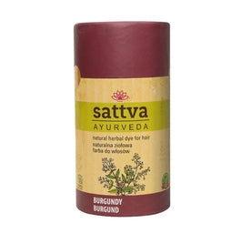 Sattva Natural Herbal Dye for Hair naturalna ziołowa farba do włosów Burgundy 150g