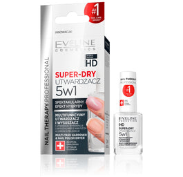 Eveline Cosmetics Nail Therapy Professional Super-Dry 5w1 multifunkcyjny utwardzacz i wysuszacz 12ml