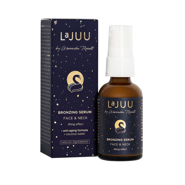 LaJUU Bronzing Serum Face & Neck brązujące serum do twarzy o działaniu liftingującym 30ml