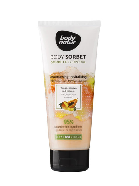 Body Natur Sorbet do ciała nawilżająco-rewitalizujący Mango Papaja i Marula 200ml