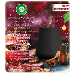 Air Wick Essential Mist Aroma automatyczny odświeżacz powietrza + wkład o zapachu pieczonego jabłka z cynamonem 20ml